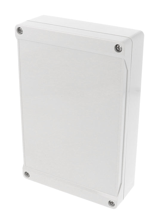 Hammond 1555HLGY 1555 Series IP66 Watertight Enclosure, Styled Lid, 180 x 120 x 46 mm, ABS Plastic/Light Gray.