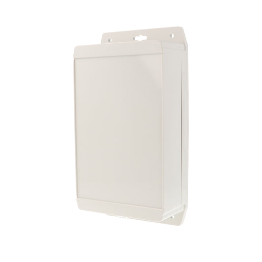 Hammond 1555UF42GY 1555F Series IP66 Flanged ABS Plastic Enclosure, Gasketed Lid, 200 x 120 x 65 mm, Light Gray.