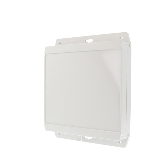Hammond 1555W2F17GY 1555F Series Type 4X/6P Flanged Polycarbonate Enclosure, Gasketed Lid, 181 x 180 x 40 mm, Light Gray.