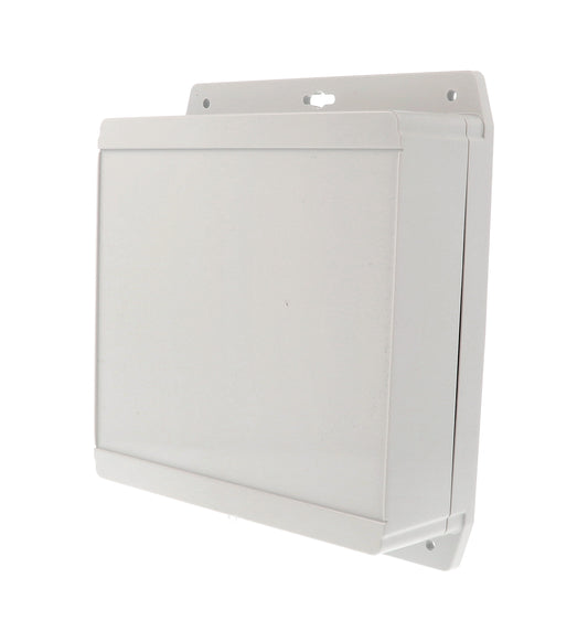 Hammond 1555WF42GY 1555F Series IP66 Flanged ABS Plastic Enclosure, Gasketed Lid, 181 x 180 x 65 mm, Light Gray.