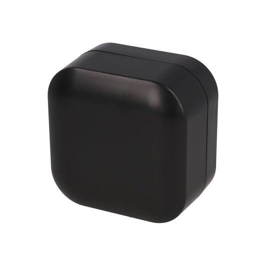 Hammond 1556BBK Black ABS General Purpose Enclosure with Rounded Corners 3.15" x 3.15" x 1.77"