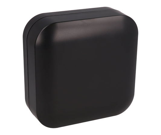 Hammond 1556DBK Black ABS General Purpose Enclosure with Rounded Corners 4.72" x 4.72" x 1.77"