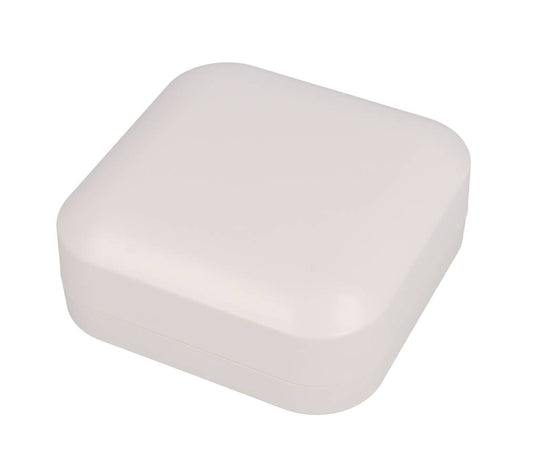 Hammond 1556DWH White ABS General Purpose Enclosure with Rounded Corners 4.72" x 4.72" x 1.77"