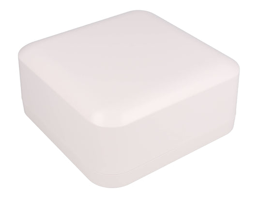 Hammond 1556FAWH White ABS General Purpose Enclosure with Rounded Corners 6.30" x 6.30" x 2.76"