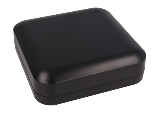 Hammond 1556FBK Black ABS General Purpose Enclosure with Rounded Corners 6.30" x 6.30" x 1.77"