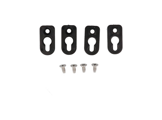 Hammond 1556FOOTBK-4 Black ABS Foot Kit / Mounting Feet for 1556 Enclosure, 4/Pack