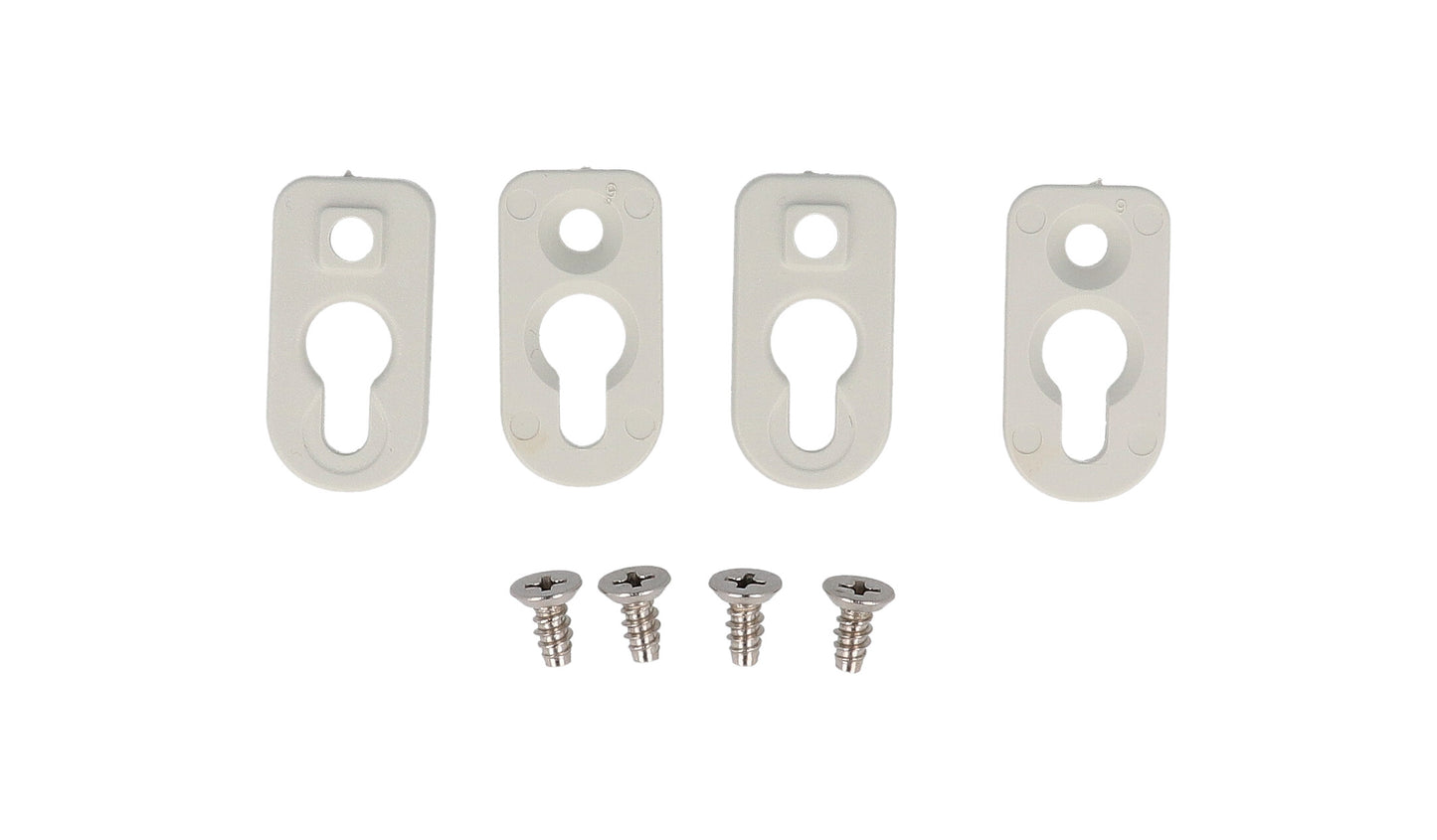 Hammond 1556FOOTGY-4 Light Gray ABS Foot Kit / Mounting Feet for 1556 Enclosure, 4/Pack