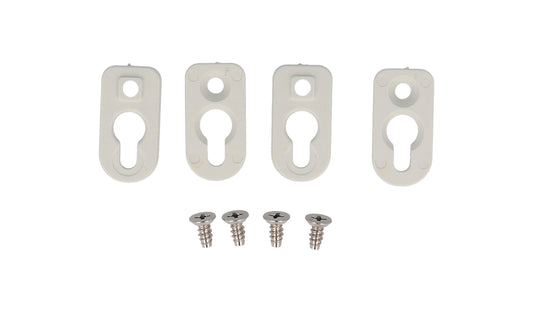 Hammond 1556FOOTGY-4 Light Gray ABS Foot Kit / Mounting Feet for 1556 Enclosure, 4/Pack