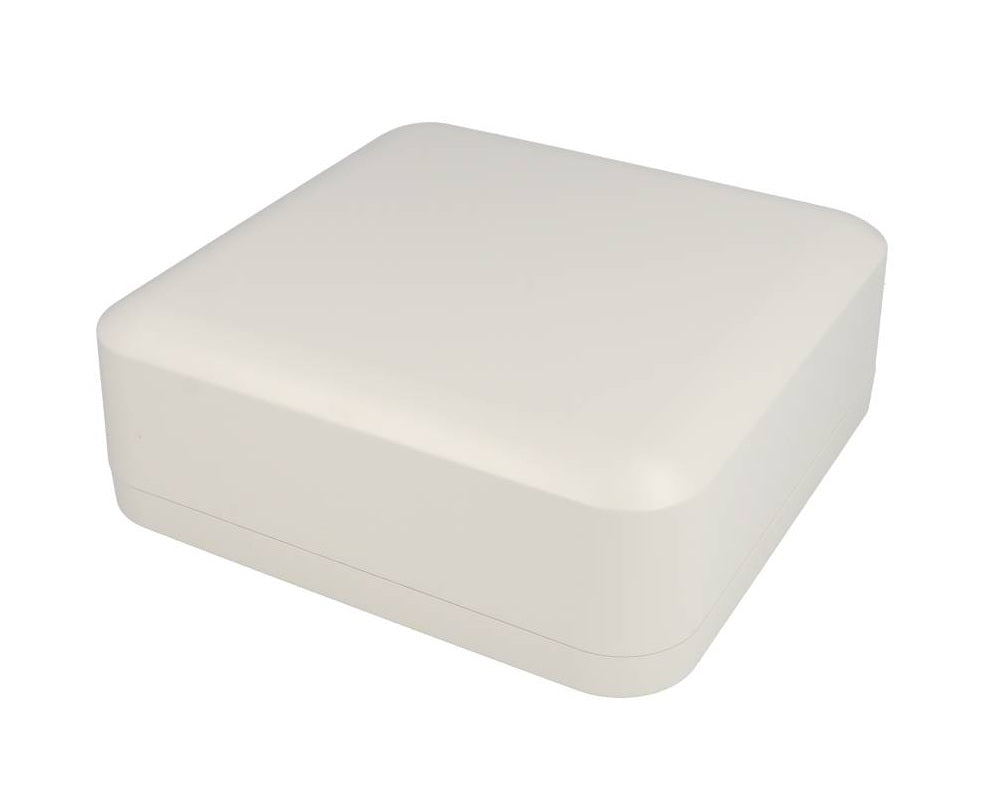 Hammond 1556HAGY Light Gray ABS General Purpose Enclosure with Rounded Corners 7.87" x 7.87" x 2.76"