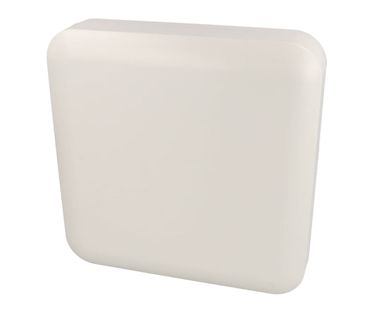 Hammond 1556HGY Light Gray ABS General Purpose Enclosure with Rounded Corners 7.87" x 7.87" x 1.77"