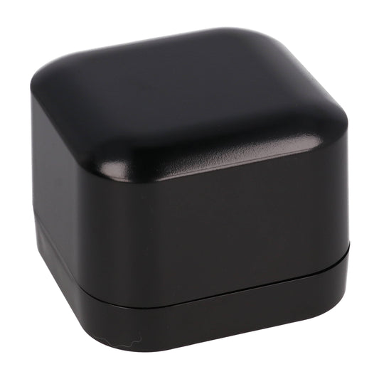 Hammond 1557BA2BK Black Polycarbonate Water-Tight Enclosure with Rounded Corners 3.15" x 3.15" x 2.36"