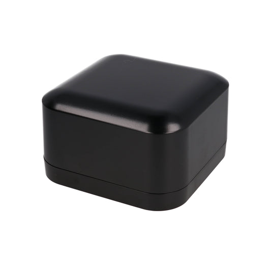 Hammond 1557DA2BK Black Polycarbonate Water-Tight Enclosure with Rounded Corners 4.72" x 4.72" x 2.76"
