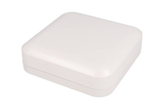 Hammond 1557F2GY Light Gray Polycarbonate Water-Tight Enclosure with Rounded Corners 6.30" x 6.30" x 1.77"