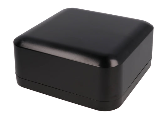 Hammond 1557FA2BK Black Polycarbonate Water-Tight Enclosure with Rounded Corners 6.30" x 6.30" x 2.76"