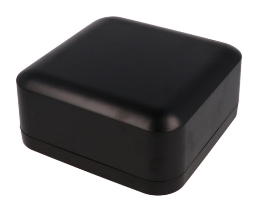 Hammond 1557FABK Black ABS Water-Tight Enclosure with Rounded Corners 6.30" x 6.30" x 2.76"