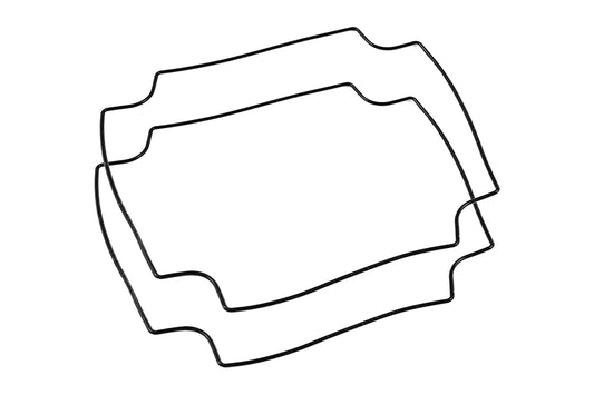 Hammond 1557FGASKET Replacement Gasket, 2-Pack, Fits 160 x 160 mm 1557 Series Enclosures.