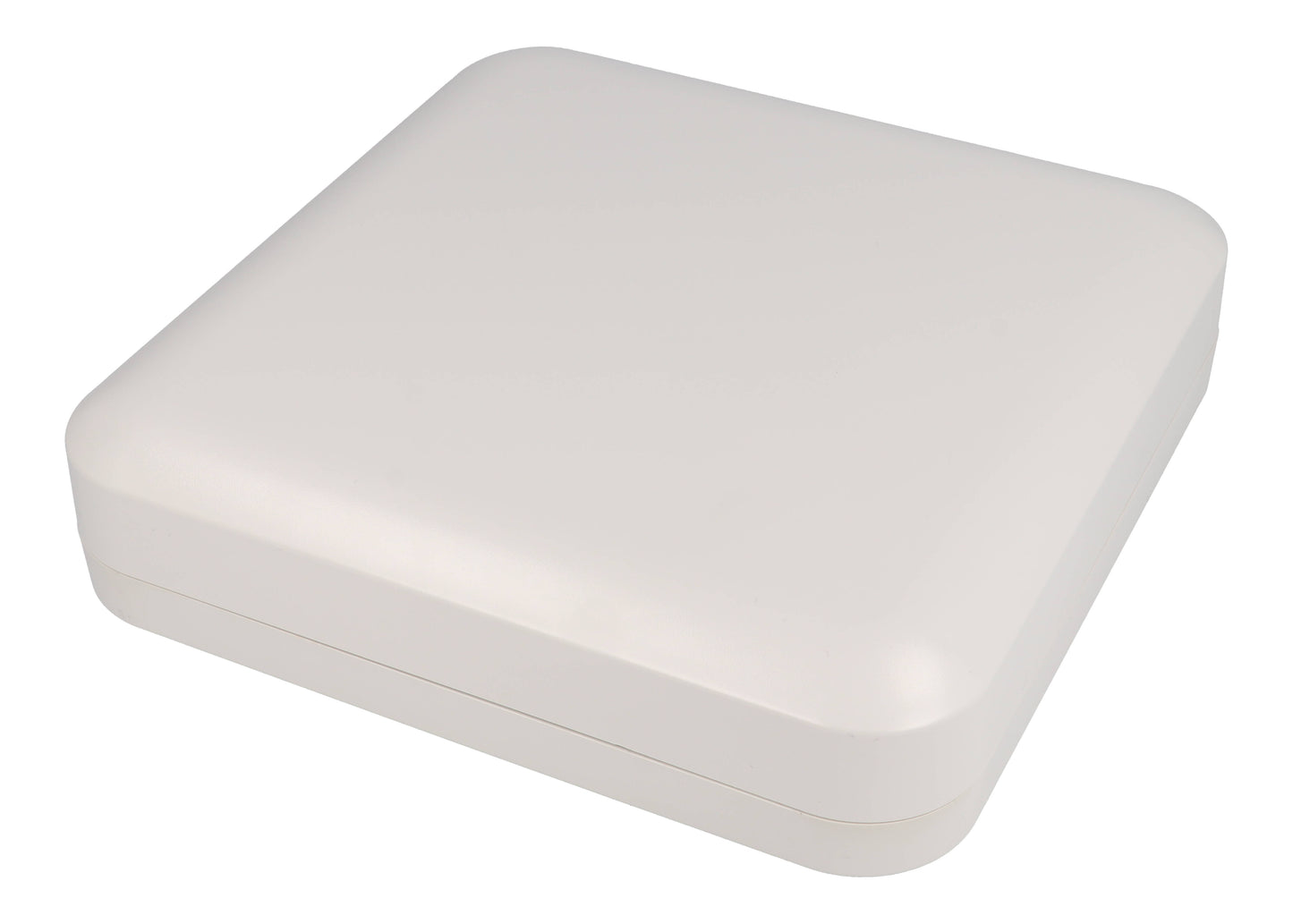 Hammond 1557H2GY Light Gray Polycarbonate Water-Tight Enclosure with Rounded Corners 7.87" x 7.87" x 1.77"
