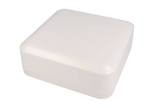 Hammond 1557HA2GY Light Gray Polycarbonate Water-Tight Enclosure with Rounded Corners 7.87" x 7.87" x 2.76"