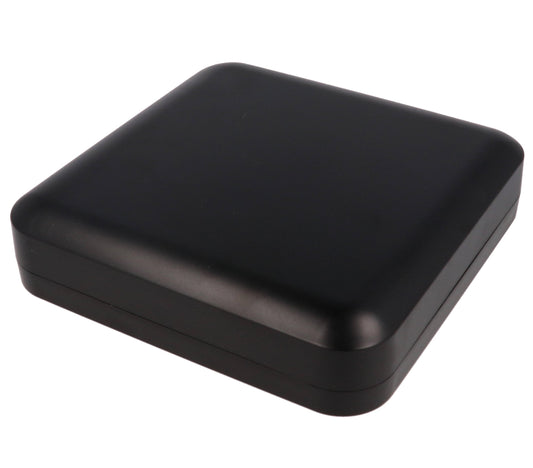 Hammond 1557HBK Black ABS Water-Tight Enclosure with Rounded Corners 7.87" x 7.87" x 1.77"