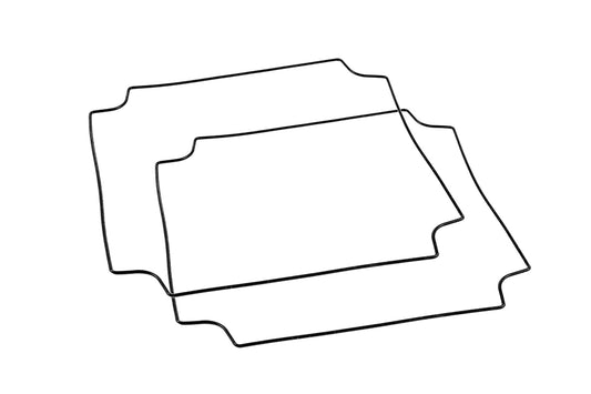 Hammond 1557HGASKET Replacement Gasket, 2-Pack, Fits 200 x 200 mm 1557 Series Enclosures.