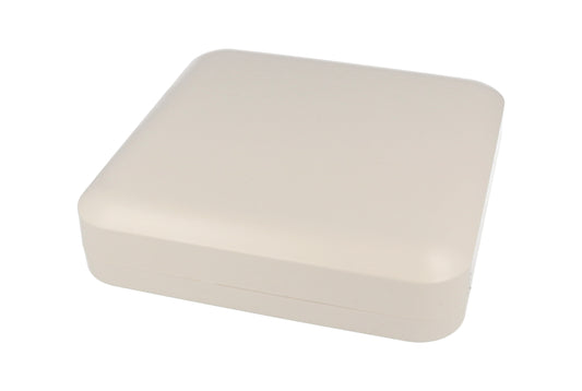 Hammond 1557HGY Light Gray ABS Water-Tight Enclosure with Rounded Corners 7.87" x 7.87" x 1.77"