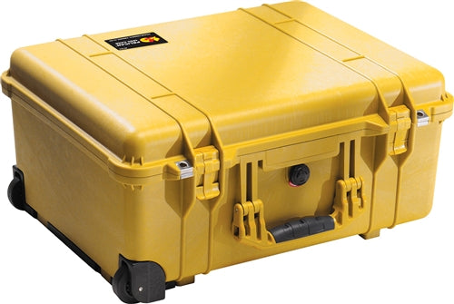Pelican 1560NF Protector Case with No Foam (Empty), Yellow (ID 19.92"L x 14.98"W x 9.00"D) Mfr# 1560-001-240