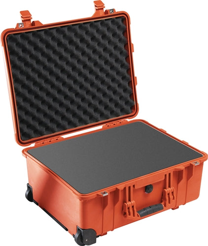 Pelican 1560 Protector Case with Foam, Orange (ID 19.92"L x 14.98"W x 9.00"D) Mfr# 1560-000-150