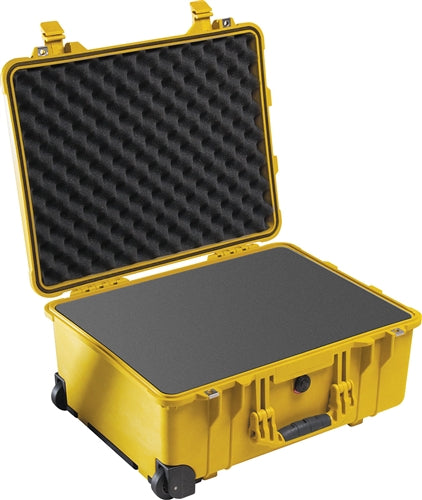 Pelican 1560 Protector Case with Foam, Yellow (ID 19.92"L x 14.98"W x 9.00"D) Mfr# 1560-000-240