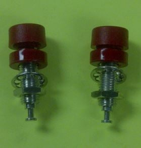 Pomona Heavy Duty Panel Mount Red Banana Jack 1581-2