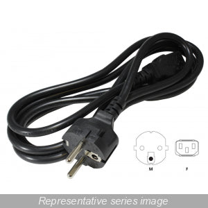 Hammond 1581C6NA250 1581C6 Series Power Cord, NEMA 6-15P to IEC 320-C13, 10A, 250VAC, 72" SJT 18/3 Cord.