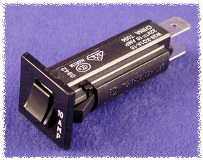 Hammond 1584B10 1584B Series Replacement Circuit Breaker, 10A.