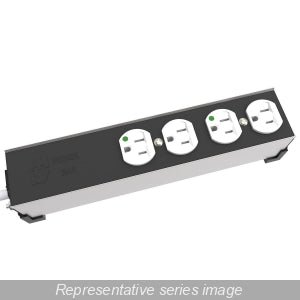 Hammond 1584T8DH Power Bar 8 Outlet Hospital Grade 12' Cord