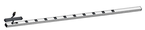 Hammond 1587H10A1 Power Bar 10 Outlet Vertical Rackmount PDU 6' Cord, Strip Length: 70", with On/Off Switch