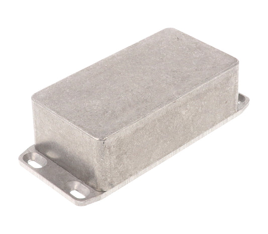 Hammond 1590B2FL 1590 Series Diecast Aluminum Enclosure with Flanged Lid, 112 x 61 x 38 mm, Natural.
