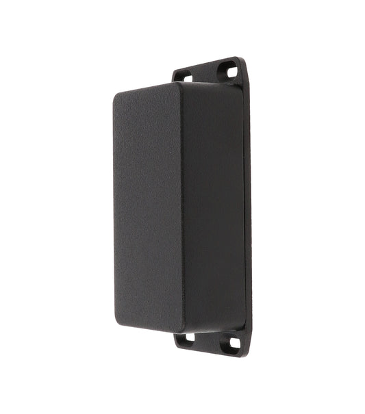 Hammond 1590B2FLBK 1590 Series Diecast Aluminum Enclosure with Flanged Lid, 112 x 61 x 38 mm, Black.