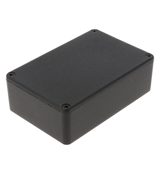 Hammond 1590B3BK 1590 Series Diecast Aluminum Enclosure, 116 x 77 x 38 mm, Black.