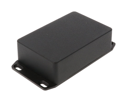 Hammond 1590B3FLBK 1590 Series Diecast Aluminum Enclosure with Flanged Lid, 116 x 77 x 38 mm, Black.