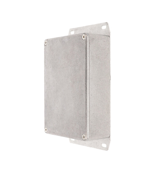 Hammond 1590BBF 1590 Series Diecast Aluminum Enclosure with Flanged Bottom Plate, 120 x 94 x 34 mm, Natural.