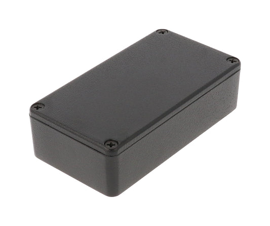 Hammond 1590BBK Diecast Aluminum Enclosure, Black (4.7" x 3.7" x 1.2")