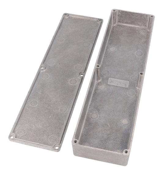 Hammond 1590BX2 1590 Series Diecast Aluminum Enclosure, 254 x 70 x 35 mm, Natural.