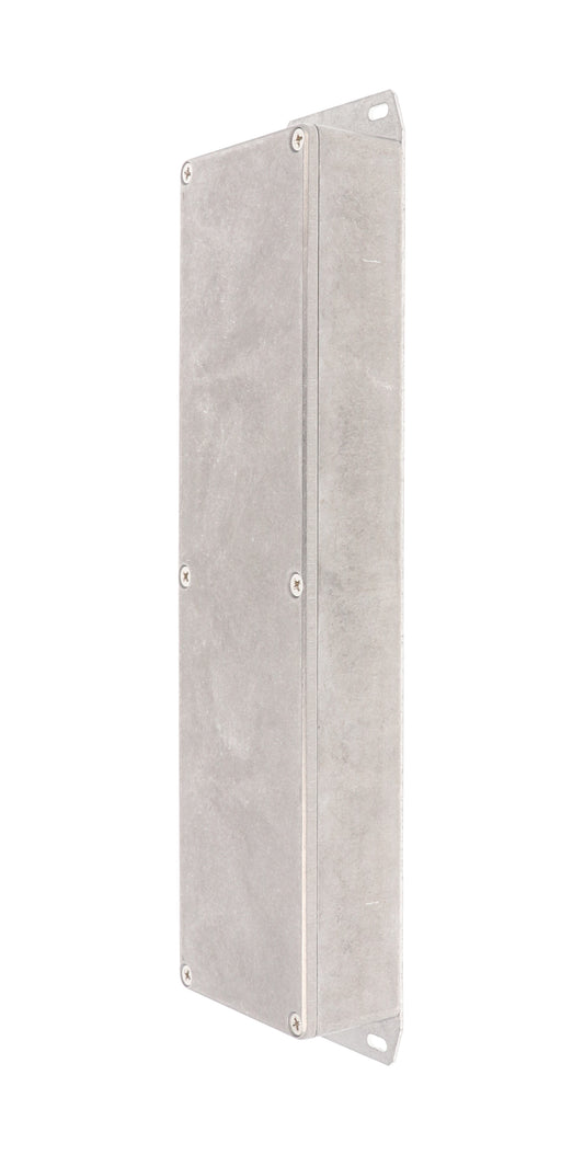 Hammond 1590BX2F 1590 Series Diecast Aluminum Enclosure with Flanged Bottom Plate, 254 x 70 x 35 mm, Natural.