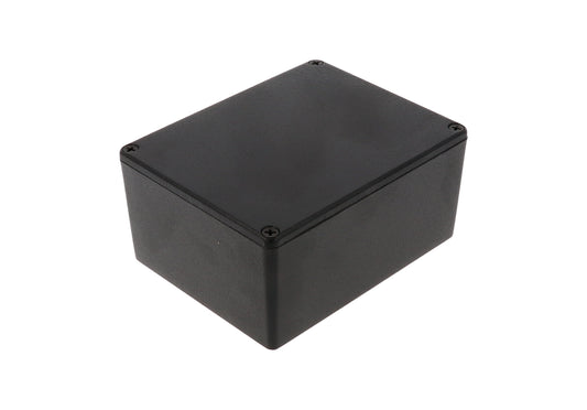 Hammond 1590CBK Diecast Aluminum Enclosure, Black (4.7" x 3.7" x 2.2")