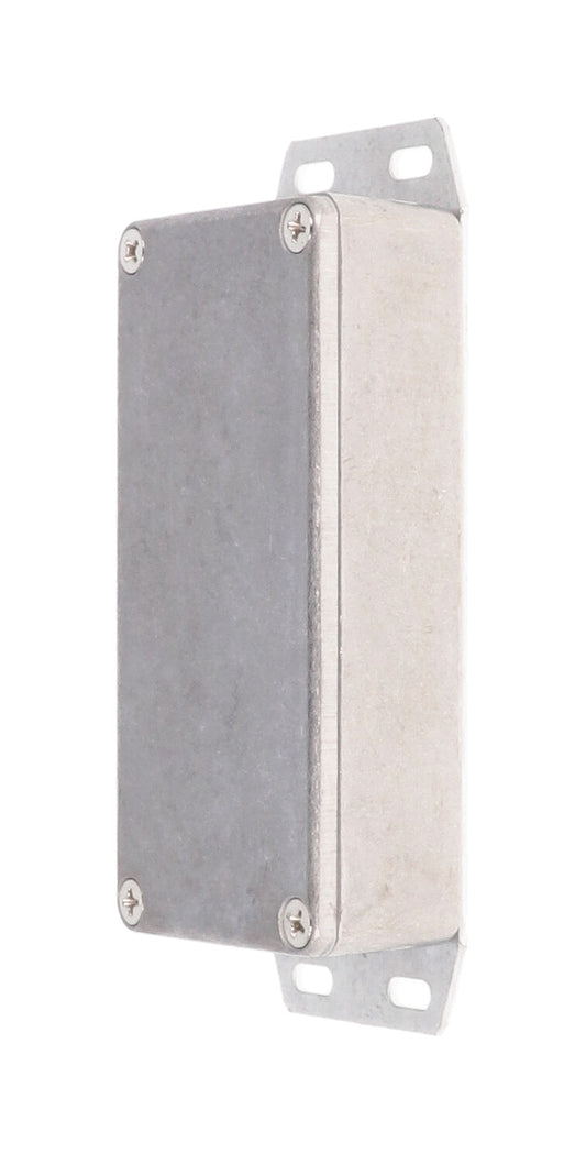 Hammond 1590G2F 1590 Series Diecast Aluminum Enclosure, Flanged Bottom Plate, IP54, 100 mm x 50 mm x 31 mm, Diecast Aluminum/Natural.