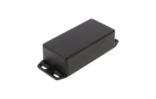Hammond 1590G2FLBK 1590 Series Diecast Aluminum Enclosure, Flanged Lid, IP54, 100 mm x 50 mm x 31 mm, Diecast Aluminum/Black.