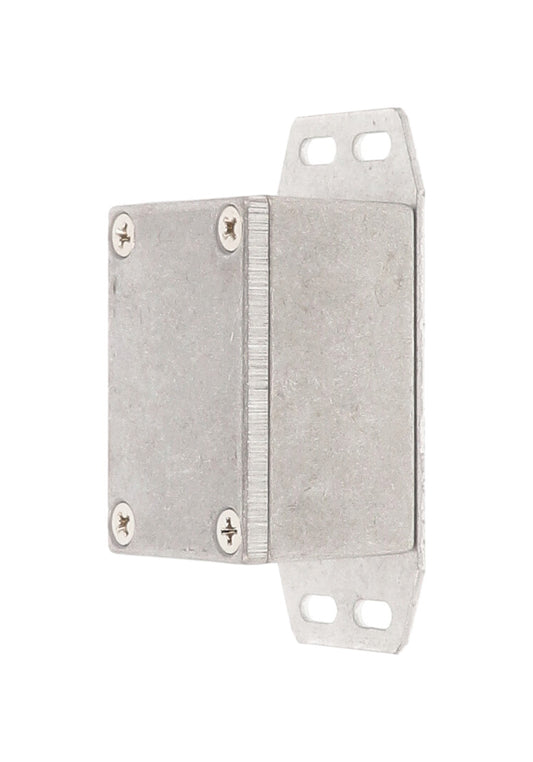 Hammond 1590HF 1590 Series Diecast Aluminum Enclosure, Flanged Bottom Plate, IP54, 53 mm x 38 mm x 31 mm, Diecast Aluminum/Natural.