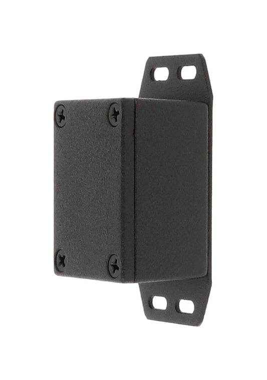 Hammond 1590HFBK 1590 Series Diecast Aluminum Enclosure, Flanged Bottom Plate, IP54, 53 mm x 38 mm x 31 mm, Diecast Aluminum/Black.