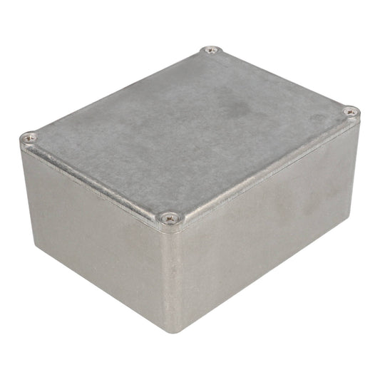 Hammond 1590K431 1590K4 Series Diecast Zinc Enclosure, IP54, 120 mm x 94 mm x 56 mm, Zinc/Natural.
