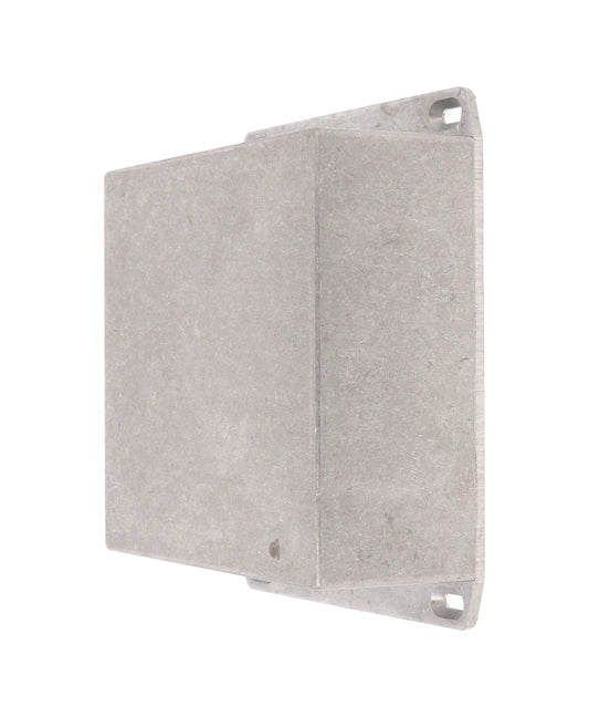 Hammond 1590KKFL 1590 Series Diecast Aluminum Enclosure, Flanged Lid, IP54, 125 mm x 125 mm x 57 mm, Diecast Aluminum/Natural.