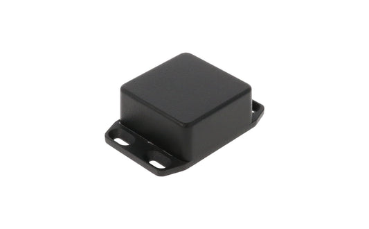 Hammond 1590LLBFLBK 1590 Series Diecast Aluminum Enclosure, Flanged Lid, IP54, 51 mm x 51 mm x 25 mm, Diecast Aluminum/Black.
