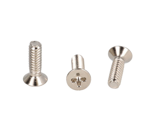 Hammond 1590MS100 Assembly Screw Pack, #6-32 x 1/2" Screws, 100 Pack, Nickel Plated.